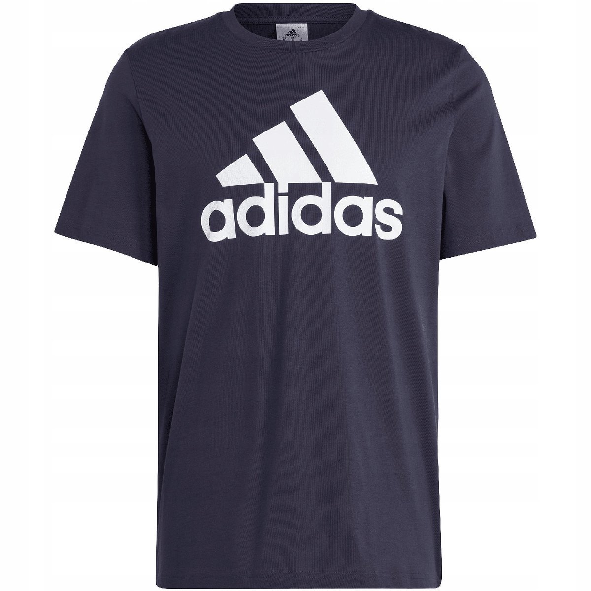 Koszulka męska adidas Essentials Single Jersey 3-Stripes Tee granatowa IC93