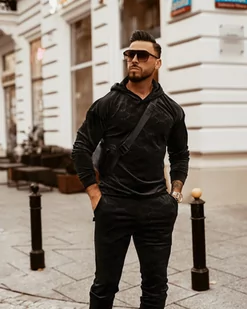 Komplet męski OLAVOGA MULTI OLV MAN czerń L - Olavoga - Dresy męskie - miniaturka - grafika 1