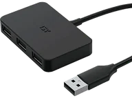Huby USB - Hub (pasywny) ISY USB IHU-1002 Czarny - miniaturka - grafika 1