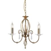 Lampy sufitowe - Elstead Lighting Aegean 3Lt Chandelier Aged Brass AG3 AGED BRASS Elstead lampa wisząca stylowa świecznikowa AG3 AGED BRASS ) - miniaturka - grafika 1