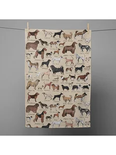 Really Nice Things Ściereczka "Dogs" w kolorze beżowym do naczyń - 70 x 50 cm - Ściereczki, gąbki, czyściki - miniaturka - grafika 1