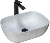 Umywalki - Rea Umywalka nablatowa LIVIA 46.5 X 33.5 - miniaturka - grafika 1