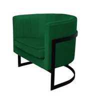 Fotele - Fotel Glamour podstawa czarna - miniaturka - grafika 1