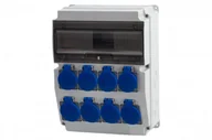 Bezpieczniki elektryczne - Rozdzielnia Caja 8x230V /12 modułów/ - miniaturka - grafika 1