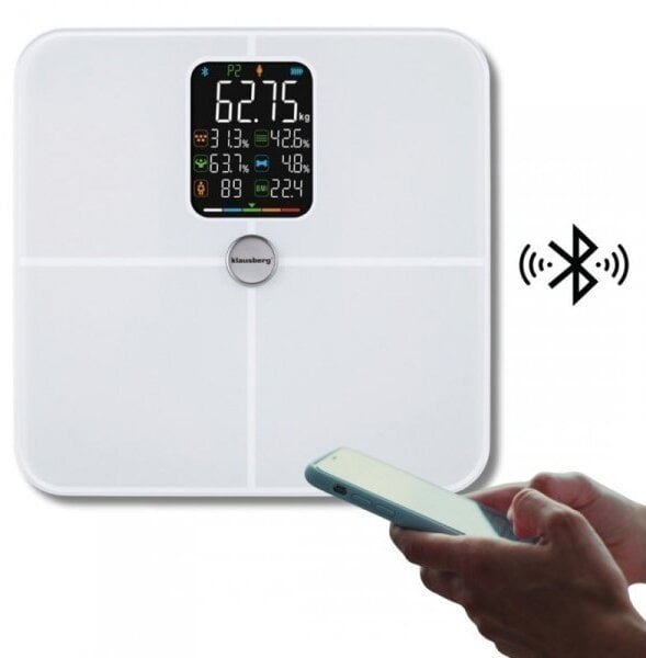 Waga łazienkowa Klausberg ANALITYCZNA WAGA ŁAZIENKOWA SMART IOS ANDROID KB-7941