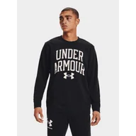 Bluzy męskie - Bluza fitness męska UNDER ARMOUR Rival Terry Crew - miniaturka - grafika 1