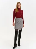 Spódnice - Spódnica damska czarna ołówkowa - SSD1881CA mini spódniczka - TOP SECRET - Odzieżowy sklep internetowy TOP SECRET - miniaturka - grafika 1