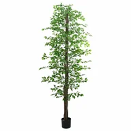 Sztuczne kwiaty - vidaXL Sztuczna roślina Ficus 2016 Liście 300 cm Zielony - miniaturka - grafika 1