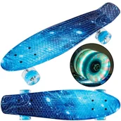 Deskorolki - HyperMotion Deskorolka Fiszka Kółka Pu Led Kosmos - miniaturka - grafika 1