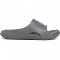 Klapki i japonki damskie - Damskie klapki Under Armour UA W Locker V SL - szare - UNDER ARMOUR - miniaturka - grafika 1
