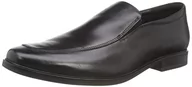 Klapki i japonki męskie - Clarks Howard Edge męskie klapki, czarna skóra, 41.5 EU - miniaturka - grafika 1