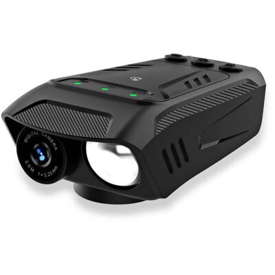 Lampka rowerowa NEDIS 3 w 1 CCAM100BK + kamera sportowa