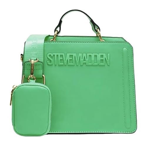 Steve Madden Damska torba crossbody Bevelyn Cabrio, jeden rozmiar, Zielony flara, One Size