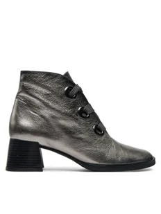 Hispanitas Botki Menorca-I24 HI243635 Srebrny - Botki damskie - miniaturka - grafika 1