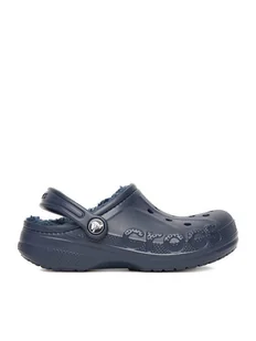 Crocs Klapki C-BAYA LINED CLOG K 207500-463 Granatowy - Buty dla chłopców - miniaturka - grafika 1
