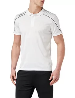 Koszulki męskie - Uhlsport Stream 22 Polo męskie buty sportowe, biały, 4xl - grafika 1