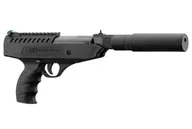 Wiatrówki pistolety - Profesjonalny Pistolet Wiatrówka BlackOps Langley Na Śruty 4,5mm, Sprężynowa (łamana lufa) + Tłumik. - miniaturka - grafika 1