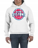Bluzy męskie - Bluza Z Kapturem Detroit Pistons Nba L 0471 - miniaturka - grafika 1