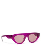 Okulary przeciwsłoneczne - Karl Lagerfeld Okulary przeciwsłoneczne KL6043S Fioletowy - miniaturka - grafika 1