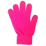 Rękawiczki - Bijoux BIJ-Glove-PK Rękawiczki na ekran dotykowy, Różowy, Unisex-Dorosły, Różowy, rozmiar uniwersalny - miniaturka - grafika 1