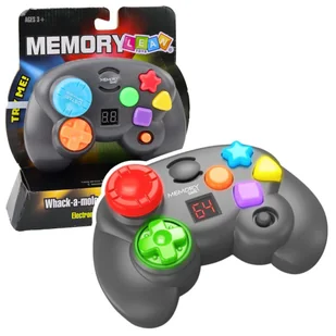 Elektroniczna Gra Logiczna Pamięciowa Memory Konsola Pad LEAN Toys - Konsole i gry retro - miniaturka - grafika 1