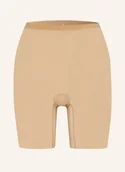 Spodenki damskie - Wolford Szorty Modelujące Tulle Control beige - miniaturka - grafika 1