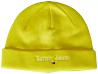 Czapki damskie - Tommy Hilfiger Damska czapka z dzianiny Tjw Sport Beanie Solarny Żółty, OS, Żółty słoneczny, Rozmiar uniwersalny - miniaturka - grafika 1