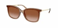 Okulary przeciwsłoneczne - Okulary Przeciwsłoneczne Michael Kors MK 2079U Brown Transparent - miniaturka - grafika 1