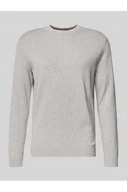 Swetry męskie - Sweter z dzianiny o kroju regular fit z czystej bawełny - Tom Tailor - miniaturka - grafika 1