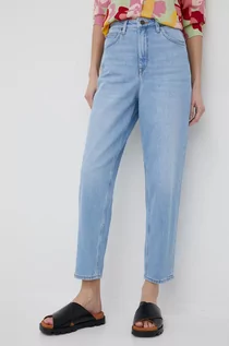 Spodnie damskie - Lee jeansy STELLA TAPERED MID ALTON damskie high waist - grafika 1