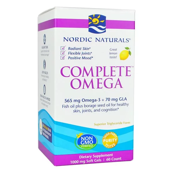 Omega Pharma Nordic Naturals Complete D3 565mg Cytryna 60 kaps Nordic Naturals 304A-300FF