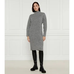 BOSS ORANGE Wełniana sukienka C_Fagdassy - Sukienki - miniaturka - grafika 1