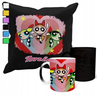 ZESTAW KUBEK MAGICZNY + POSZEWKA Z PODUSZKĄ- PREZENT ATOMÓWKI + IMIĘ - Gadżety dla niej i dla niego - miniaturka - grafika 1