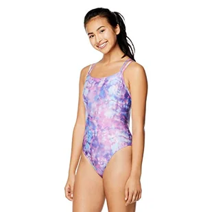 Speedo Damski strój kąpielowy jednoczęściowy Prolt Volt Back Printed - Stroje kąpielowe - miniaturka - grafika 1