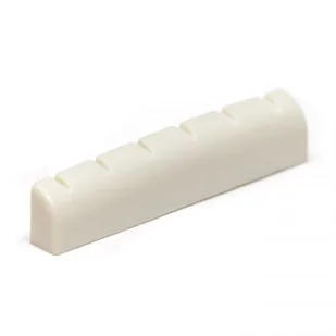 Graphtech Graphtech PQ-6114-00 - Acoustic/Electric Guitar Nut, Flat, Slotted, 1 23/32 length, siodełko do gitary - Inne akcesoria gitarowe - miniaturka - grafika 1