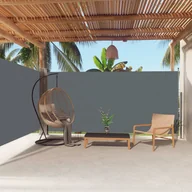 Pawilony ogrodowe - vidaXL Zwijana markiza boczna na taras, antracytowa, 180 x 600 cm vidaXL - miniaturka - grafika 1