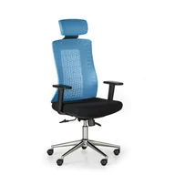 Fotele i krzesła biurowe - B2B Partner Krzesło biurowe EDEN, niebiesko/czarne NF-8690,HY-8104/OB77 - miniaturka - grafika 1