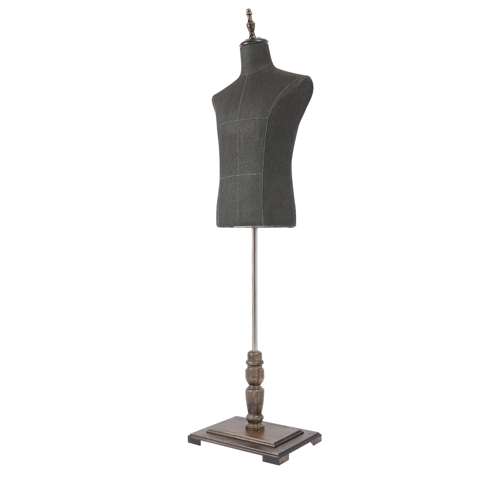 Manekin Dress Form Floor Standing Black 150-180cm do butików, sklepów odzieżowych, witryn sklepowych, centrów handlowych