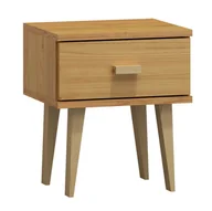Szafki nocne - Szafka nocna skandynawska sosnowa Venuci olcha - miniaturka - grafika 1