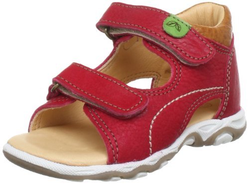 Kavat Unisex -Baby Ekorre buty do nauki chodzenia, czerwony - czerwony Darkred - 25 EU