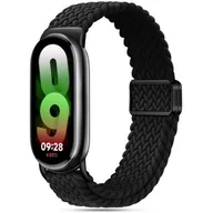 Akcesoria do smartwatchy - Pasek TECH-PROTECT NylonMag do Xiaomi Smart Band 8/8 NFC/9/9 NFC Czarny - miniaturka - grafika 1