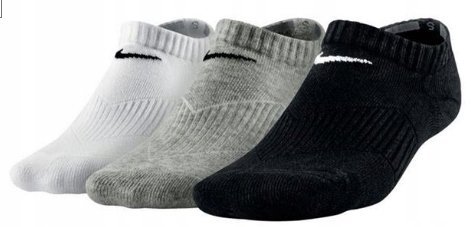Skarpetki krótkie NIKE 3 Pak PERF CUSHION NS SX4721-967 r. 35-38