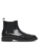 Botki męskie - Tommy Hilfiger Sztyblety Hilfiger Vogue FM0FM05765 Czarny - miniaturka - grafika 1