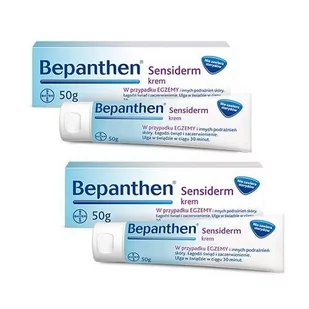 Zestaw Bepanthen Sensiderm Krem, 2 X 50G - Kremy dla dzieci - miniaturka - grafika 1