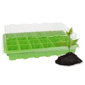 Szklarnie ogrodowe - Miniszklarnia do kiełkowania 24 komórki, plastikowa 1 szt - miniaturka - grafika 1