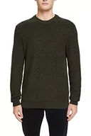 Swetry męskie - ESPRIT sweter męski, 359/Dark Khaki 5, XL - miniaturka - grafika 1