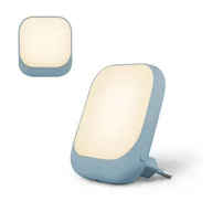 Zestawy naczyń dla dzieci - Zazu Lampka do Kontaktu z Czujnikiem Zmierzchu Niebieska - miniaturka - grafika 1