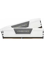 Pamięci RAM - CORSAIR VENGEANCE DDR5 32GB 2x16GB 5600MHz DIMM Unbuffered 36-36-36-76 Std PMIC XMP 3.0 White Heatspreader Black PCB 1.25V - miniaturka - grafika 1