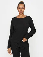 Piżamy damskie - Calvin Klein Underwear Koszulka piżamowa 000QS7003E Czarny Regular Fit - miniaturka - grafika 1