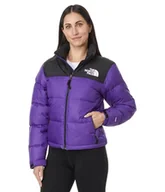 Kurtki damskie - THE NORTH FACE Damska kurtka puchowa Retro Nuptse 1996, Peak Purple/Tnf Black, 3XL - miniaturka - grafika 1